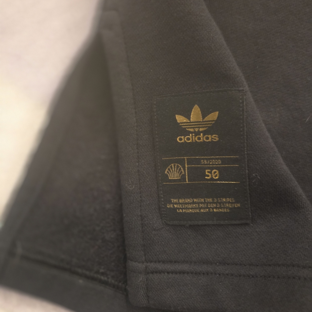 Adidas Black Fleece Sweater with Gold Accents - Picture 4 of 4